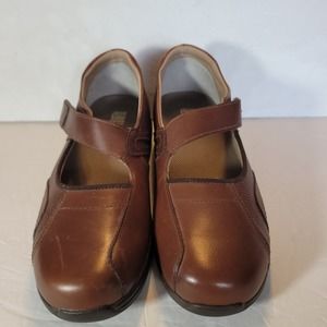 Drew Mary jane Brown Memory Comfort Shoes Size 10N